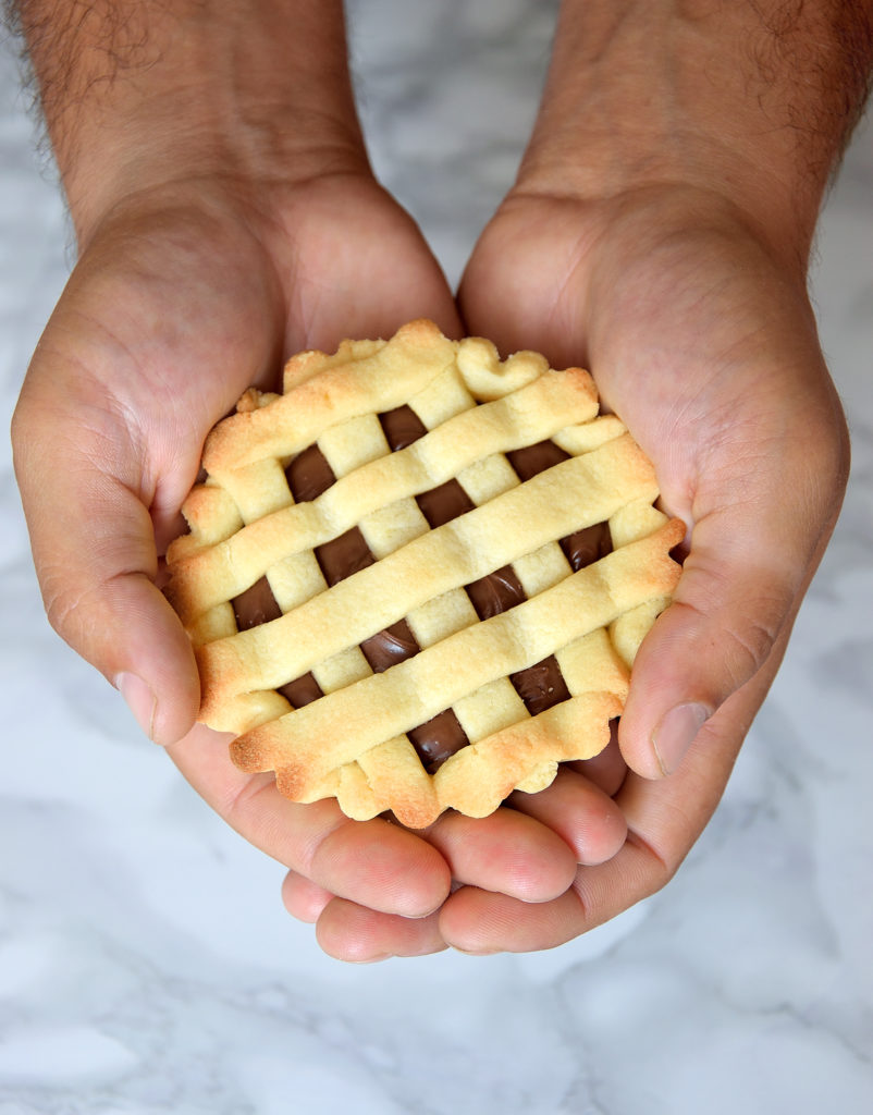 Crostatine alla crema di nocciole