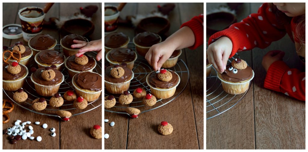 Muffin di Natale renna e orsetto 