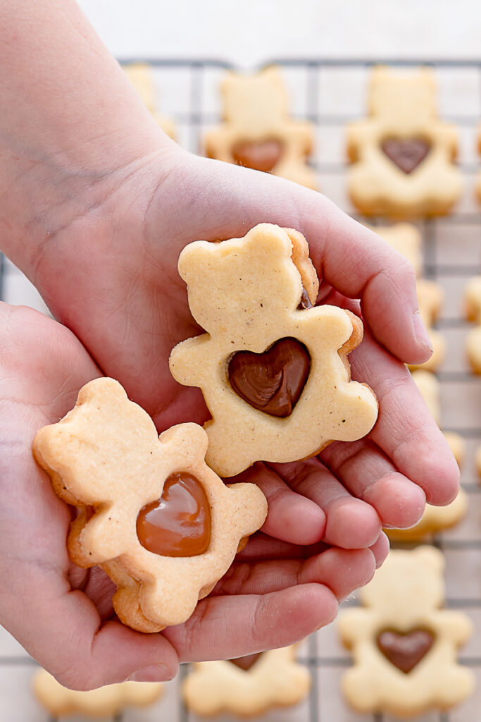 Orsacchiotti di frolla cuore morbido 